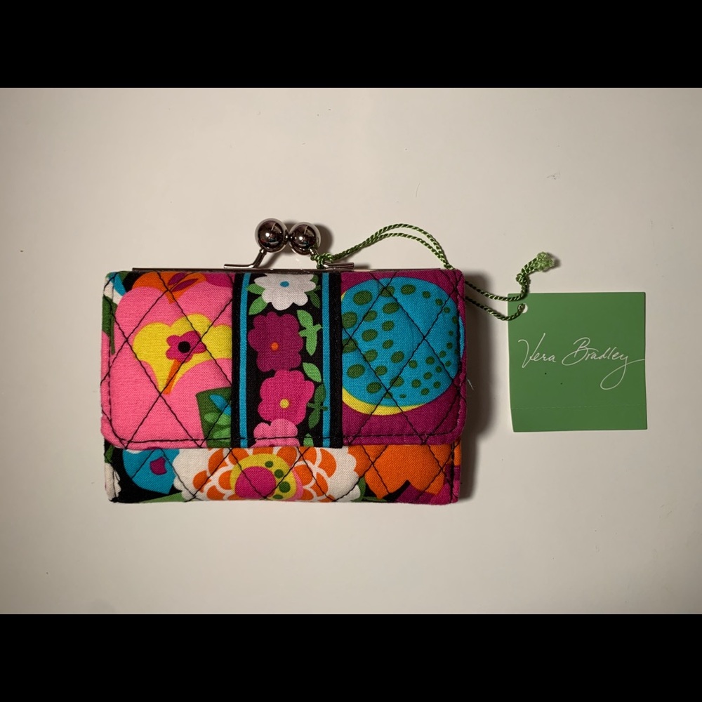 Vera Bradley Small Kisslock Wallet